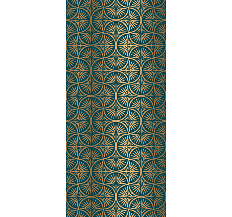 Elegant Geometric Motifs ornamental wallpaper - TenStickers