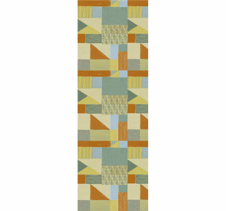 Abstract pattern blocks geometric wallpaper - TenStickers