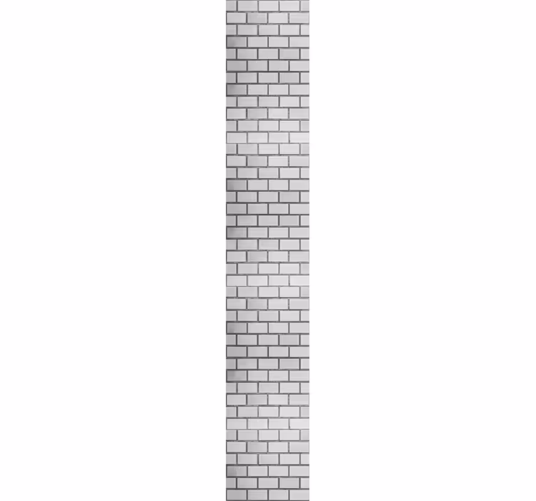 3D silver tiles  Modern Wallpaper - TenStickers