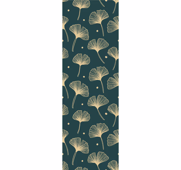 Leaf wallpaper elegant leaf display - TenStickers