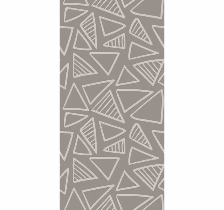 Triangular Pattern Design geometric wallpaper - TenStickers
