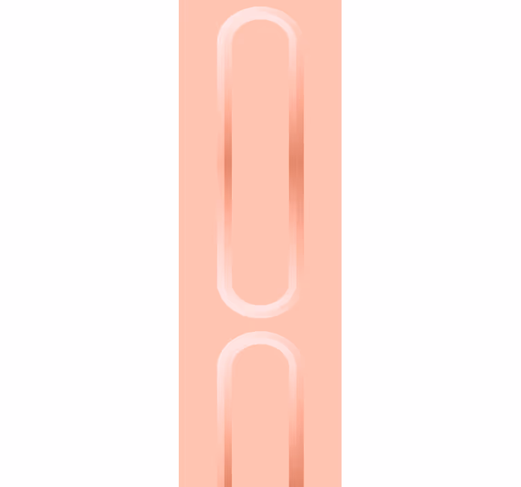 Pink soft curved lines abstract wallpaper - TenStickers