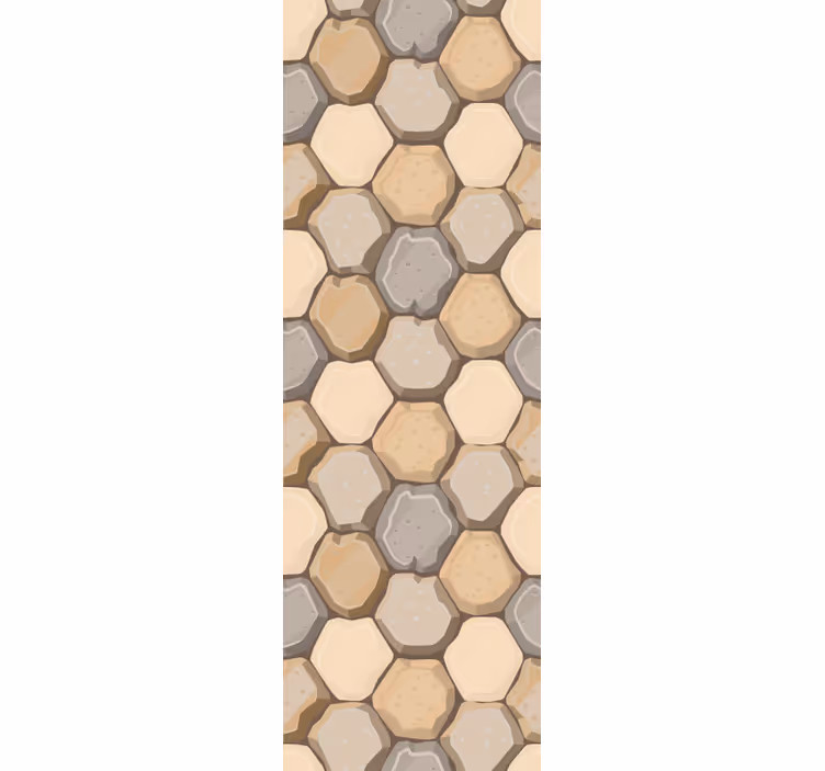 Honeycomb Hexagons texture pattern wallpaper - TenStickers