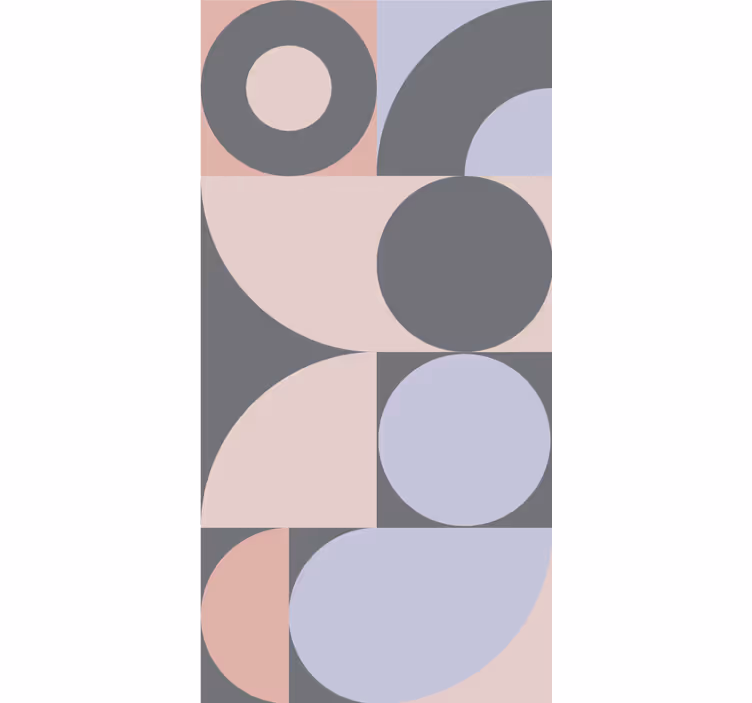 Geometric wallpaper in a modern subtle pattern - TenStickers