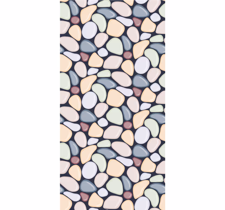 Texture pattern wallpaper pebble design - TenStickers