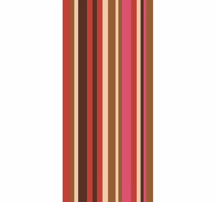 Bohemian stripped pattern Vertical wallpaper - TenStickers