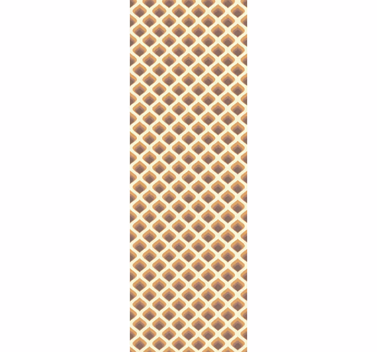 60s Petals vintage wallpaper - TenStickers