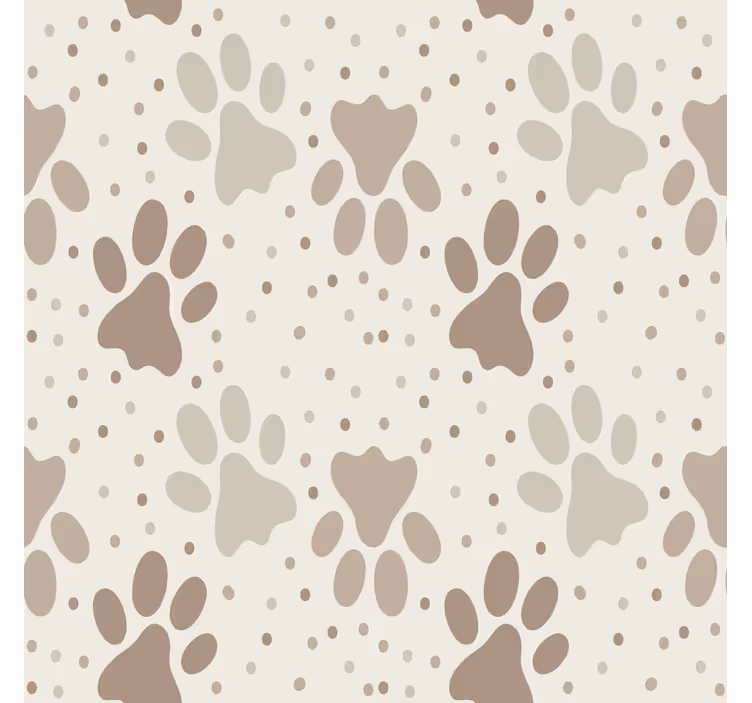 dogs paw  Kids wallpaper - TenStickers