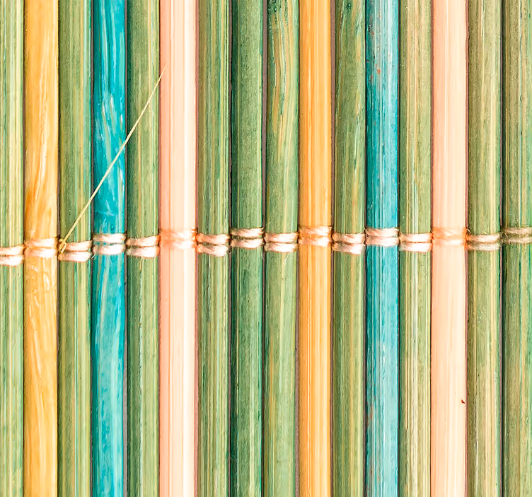Bamboo Textured Surface wood wallpaper - TenStickers