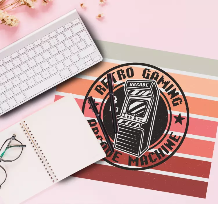 80's logo gaming mouse pad - TenStickers