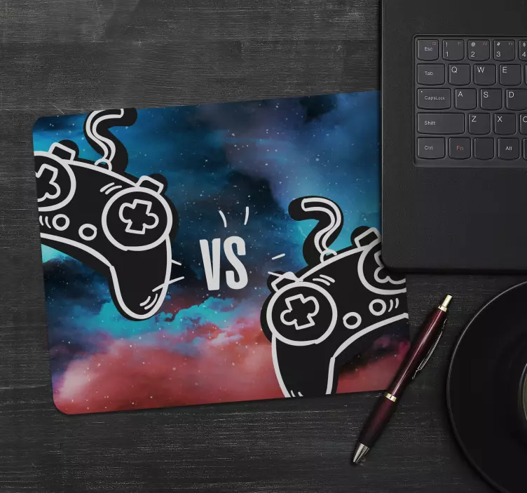 Controllers abstract drawing gaming mouse pad - TenStickers