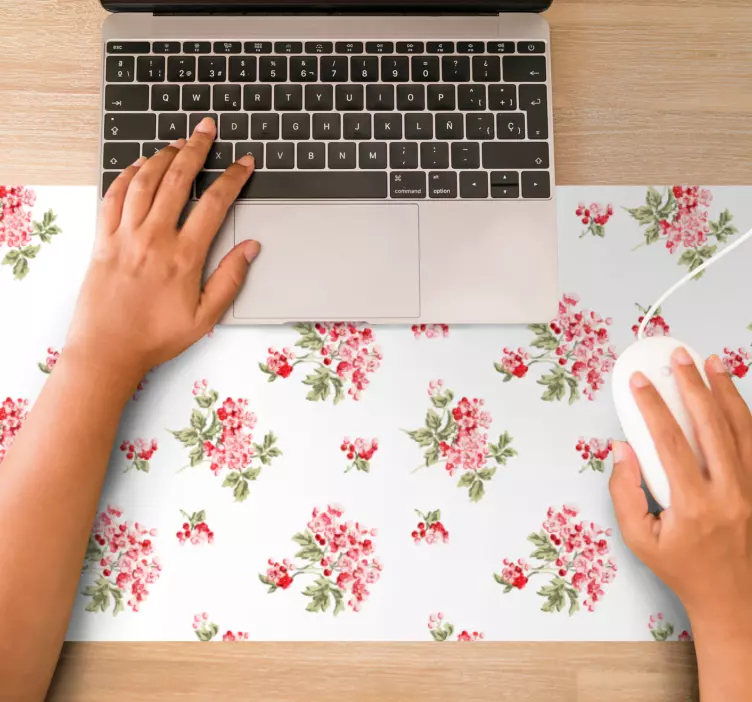 Minimalistic Shabby Chic pattern XXL mousepads - TenStickers