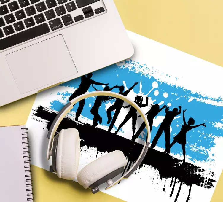 People dancing original mouse pad - TenStickers