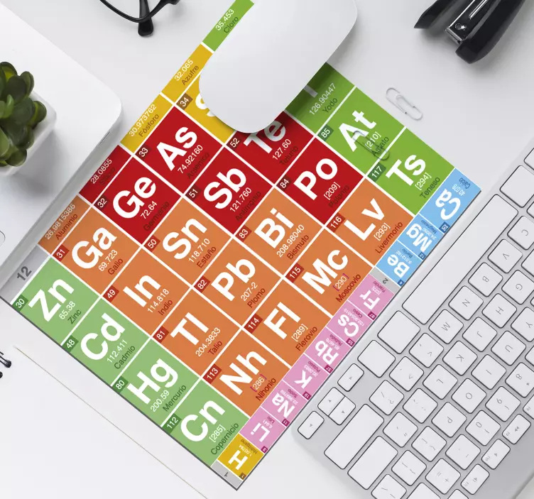 Periodic table original mouse pad - TenStickers