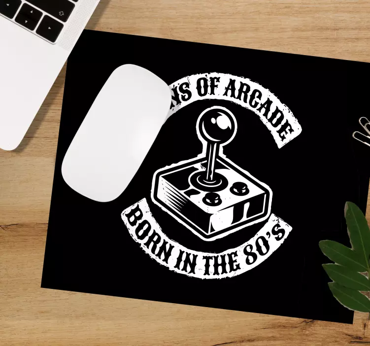 Sons of the 80's mouse pad quotes - TenStickers