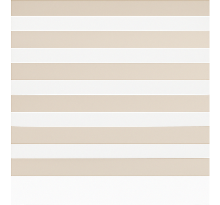 Cream and white horizontal classic roller blind - TenStickers