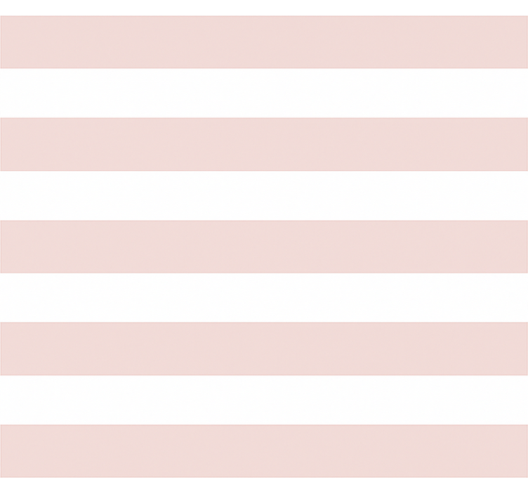 White and pink stripes children room roller blind - TenStickers