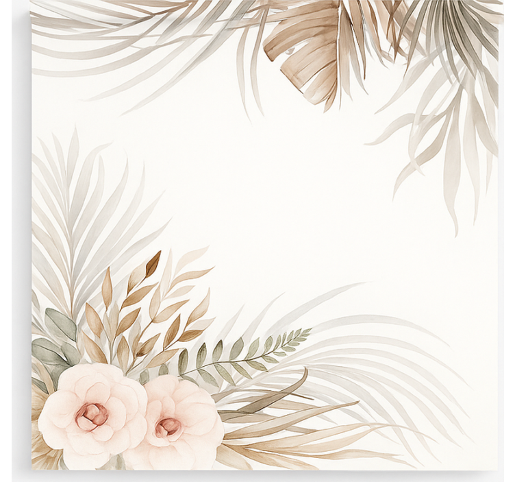 Boho floral design children room roller blind - TenStickers