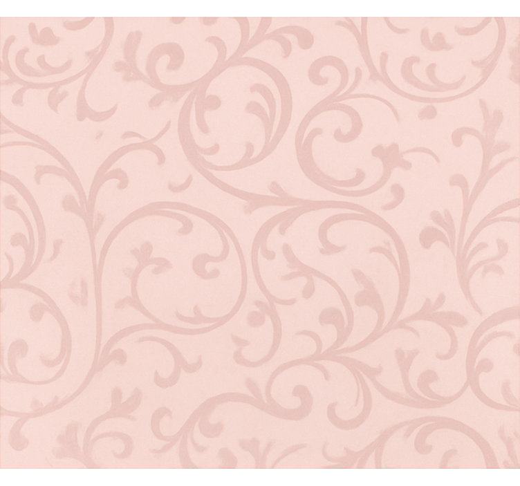 Elegant damask scrollwork living room roller blind - TenStickers