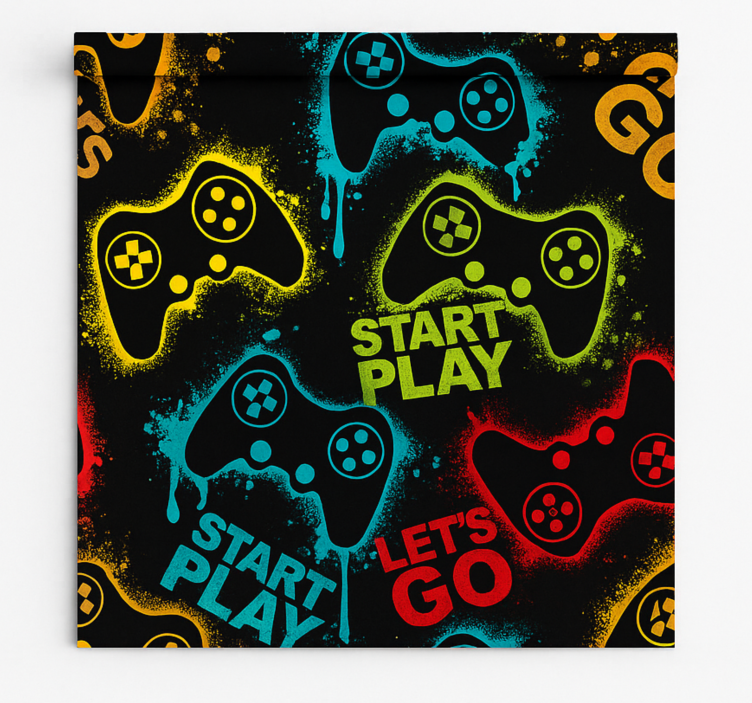 Start play controllers geek roller blind - TenStickers