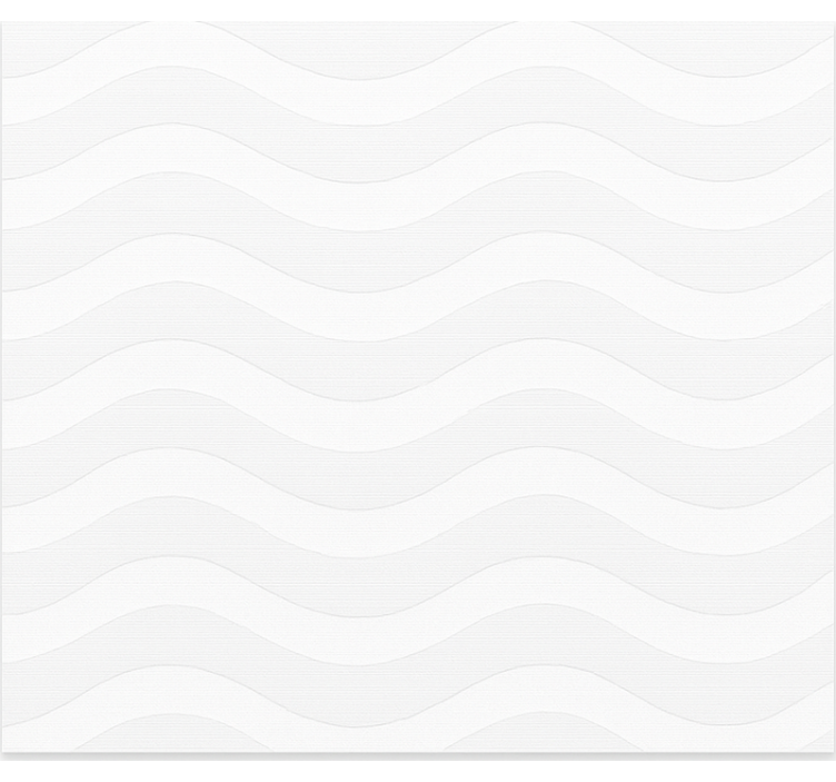 White and grey waves teenage bedroom roller blind - TenStickers