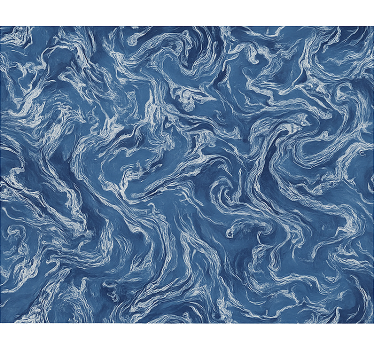 Indigo Marble Abstract teenage bedroom roller blind - TenStickers
