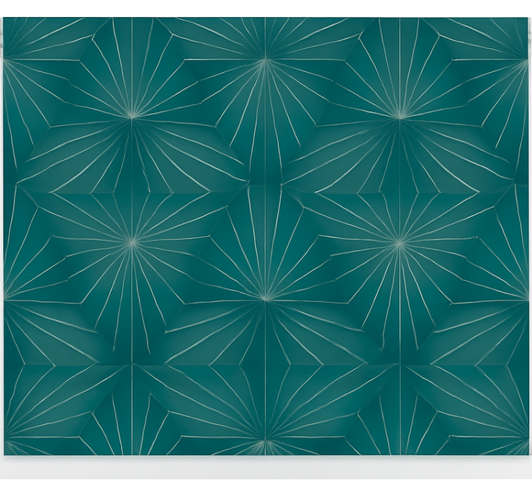 Starburst geometric teenage bedroom roller blind - TenStickers