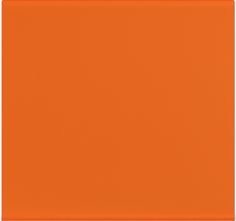 Burnt orange monocolour dining room roller blind - TenStickers