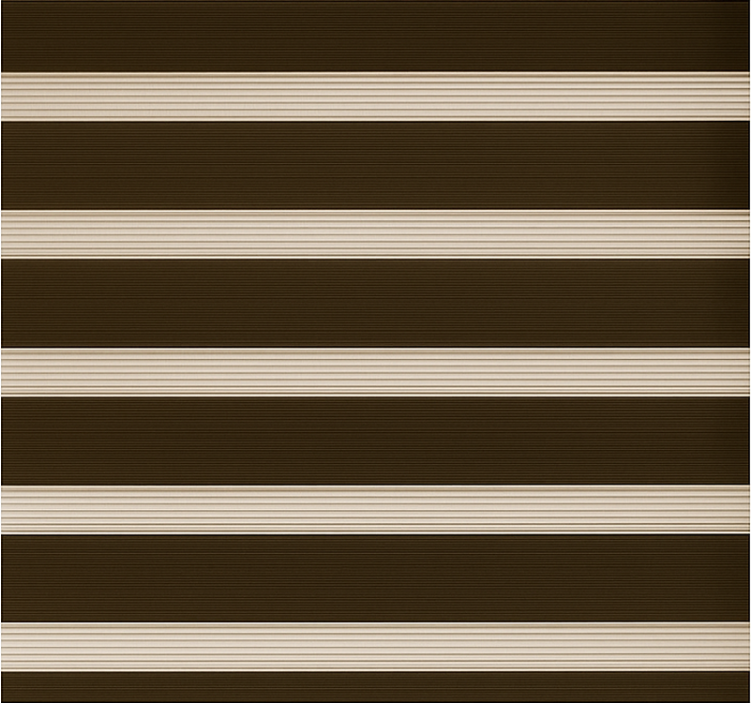 Dark brown striped pattern  dining room roller blind - TenStickers