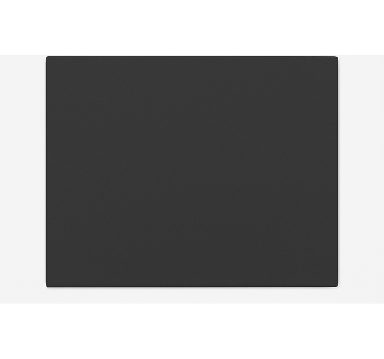 Office roller blind trendy basic black - TenStickers