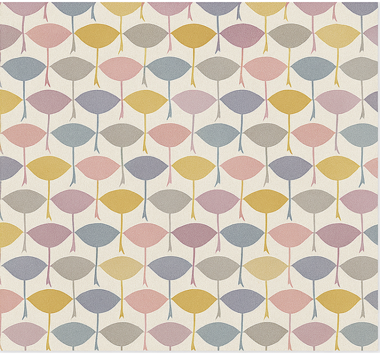 Scandinavian roller blind with vibrant hummingbirds - TenStickers