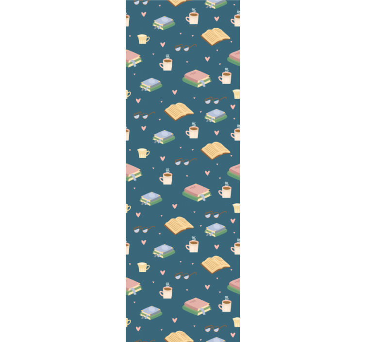 Home office roller blind cozy reading design - TenStickers