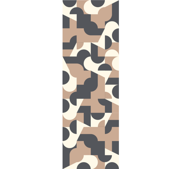 Contrastive colors pattern home office roller blind - TenStickers