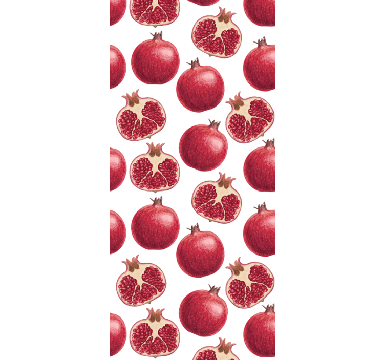 Pomegranate abundance kitchen roller blind - TenStickers