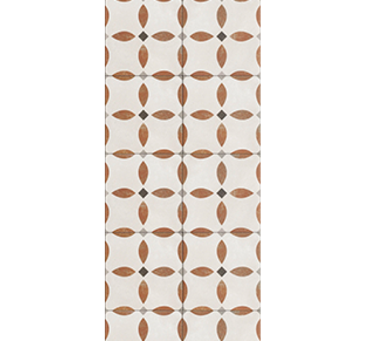 Kitchen roller blind with beige geometric texture - TenStickers