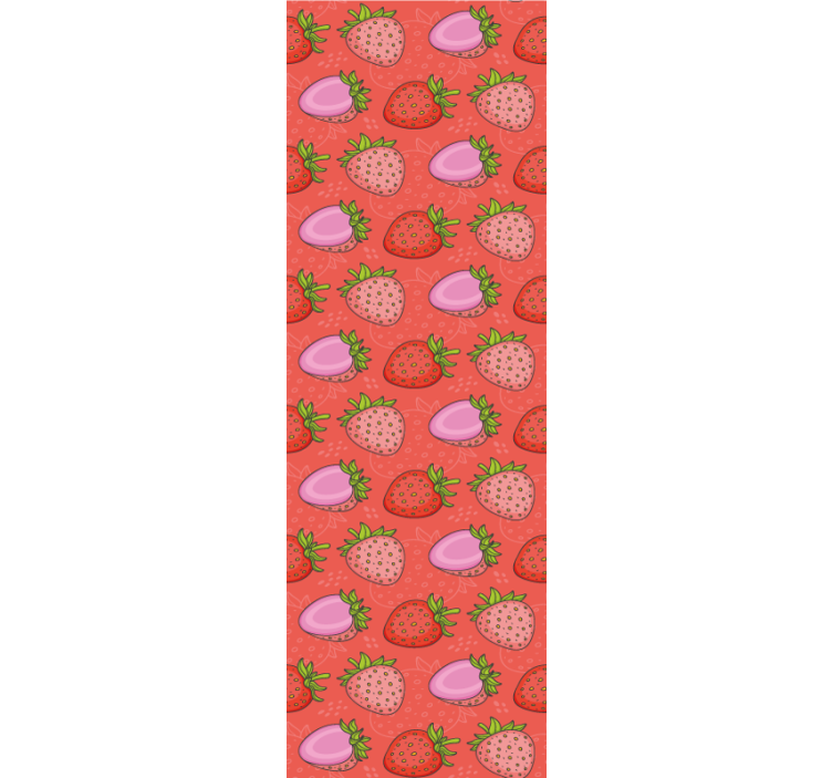 Kitchen roller blind strawberry delight - TenStickers