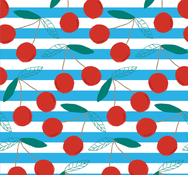 Kitchen roller blind abstract fruit design - TenStickers