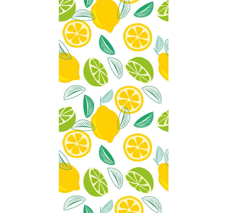 Citrus motif kitchen roller blind - TenStickers