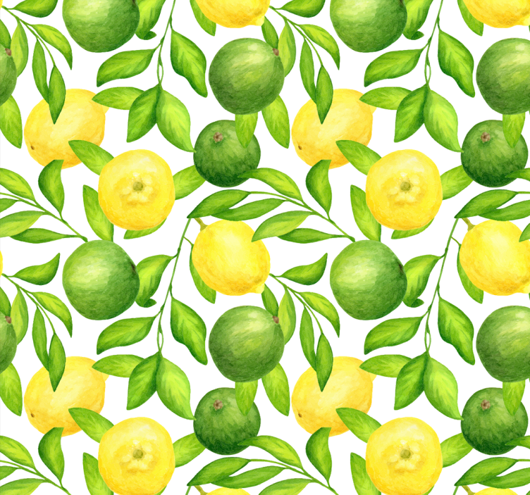 Kitchen roller blind citrus fruit design - TenStickers