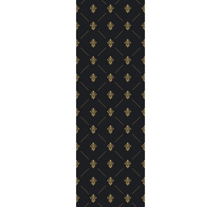 Kitchen roller blind elegant dark tiles - TenStickers