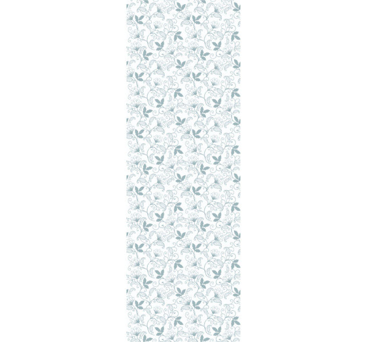 Floral grandmillenial style dining room roller blind - TenStickers