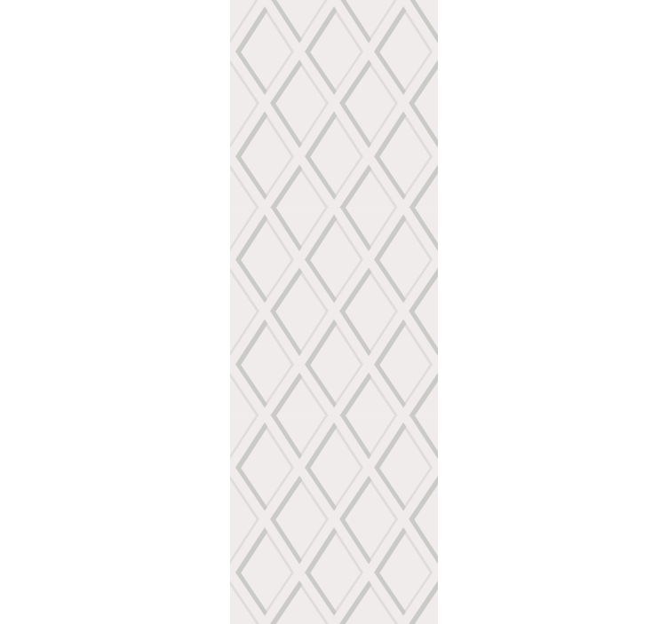 Dining room roller blind with 3d diamond hamptons pattern - TenStickers