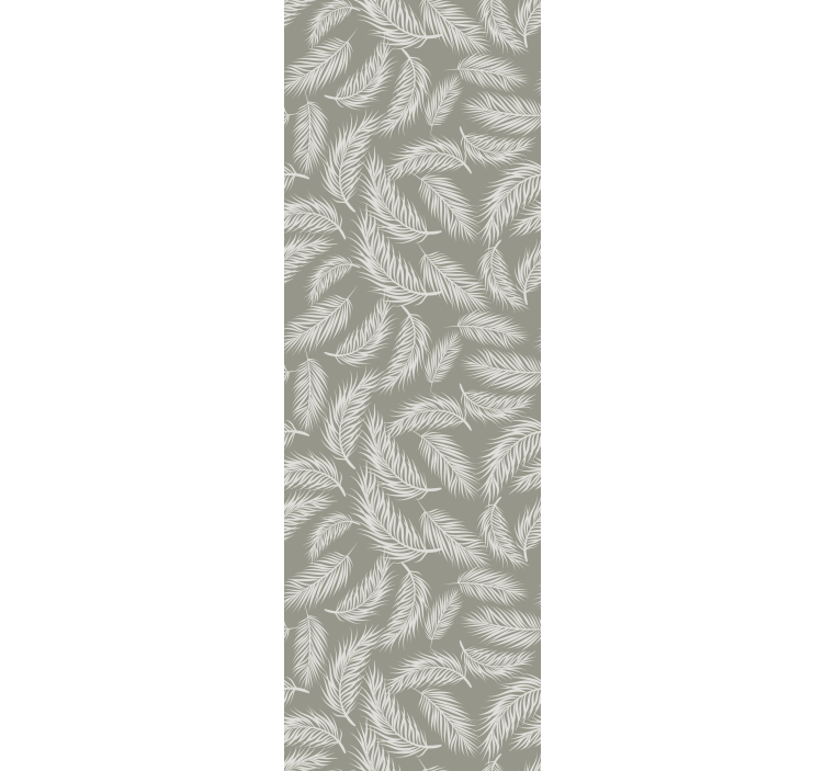Tropical beige hamptons pattern dining room roller blind - TenStickers