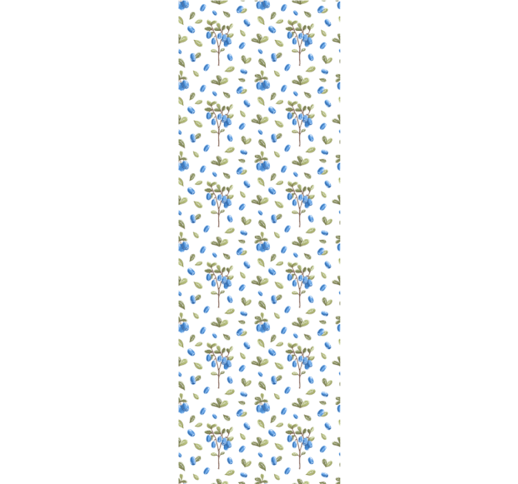 Dining room roller blind floral botanical watercolor - TenStickers