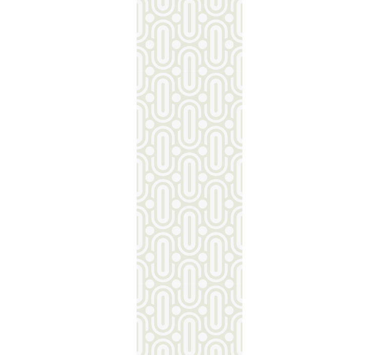 Dining room roller blind in gray geometric lines - TenStickers