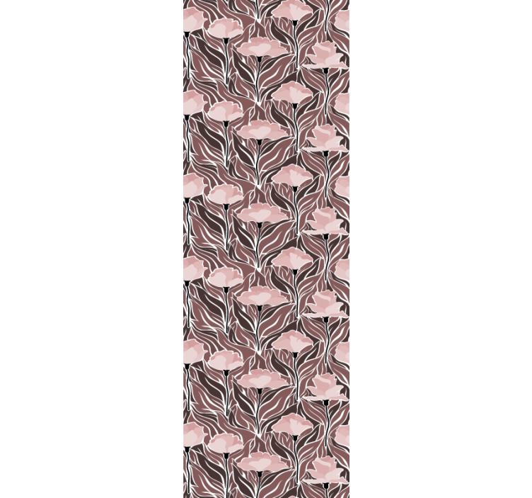 Vintage abstract pattern dining room roller blind - TenStickers