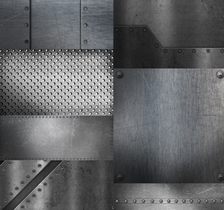 Brass wall dining room roller blind - TenStickers