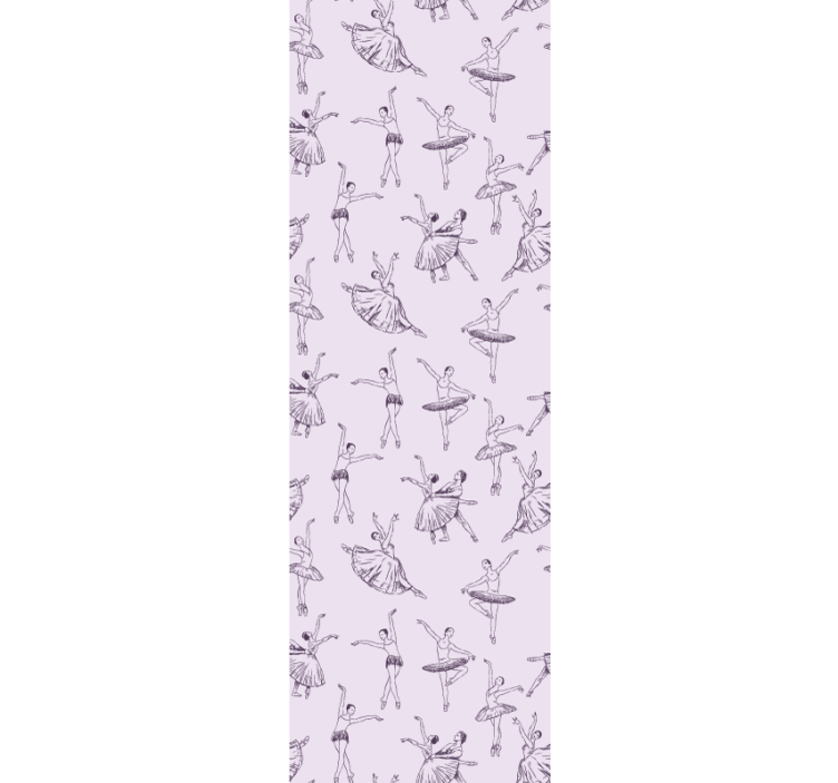 Ballet children room roller blind - TenStickers
