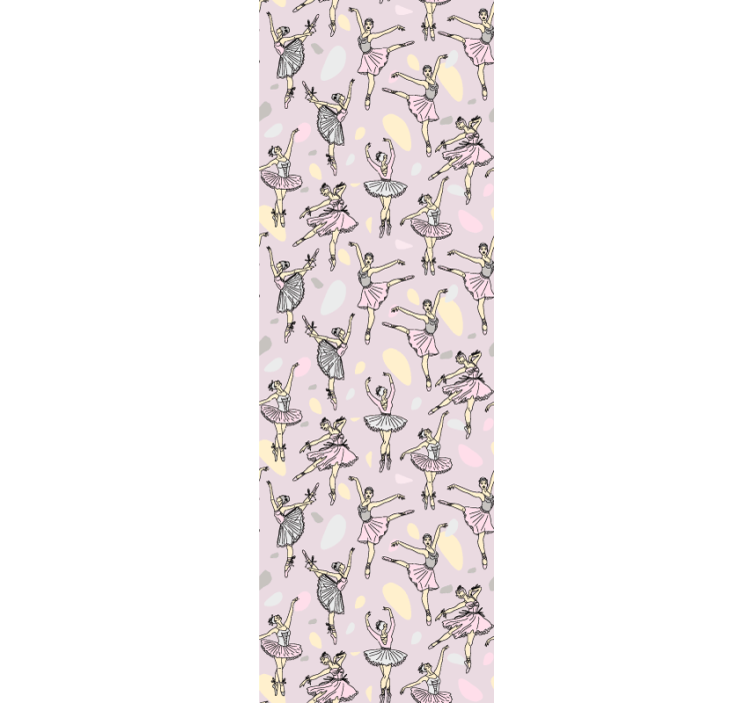 Bailarina ballet children room roller blind - TenStickers