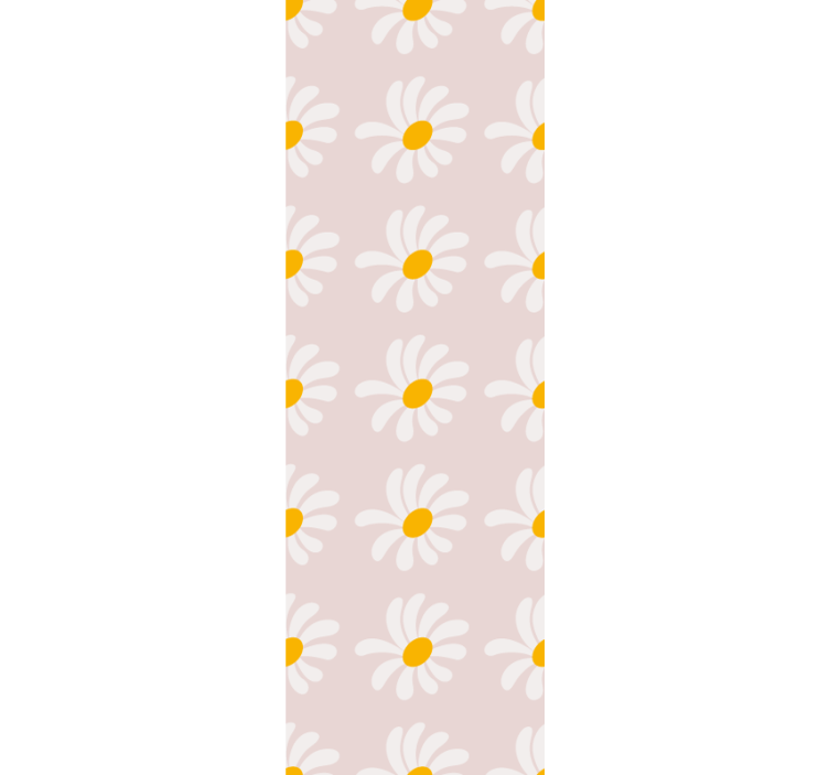 Children room roller blind with boho floral design - TenStickers